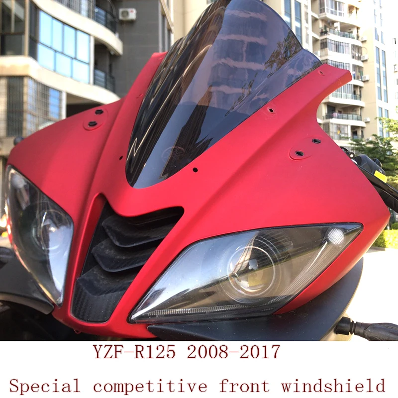 Per Il Parabrezza Anteriore Modificato Yamaha R125 Applicare Il Parabrezza Yzf - R125 Parabrezza Da Competizione Rialzato R125
