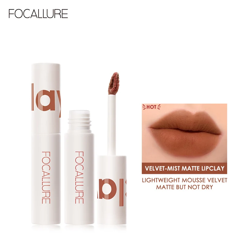 Focallure Rossetto Opaco Nebbia Di Velluto Argilla Per Labbra Crema Per Labbra Non Secca 17 Colori Pesca Rossetto Nudo Rossetto Impermeabile Trucco Co