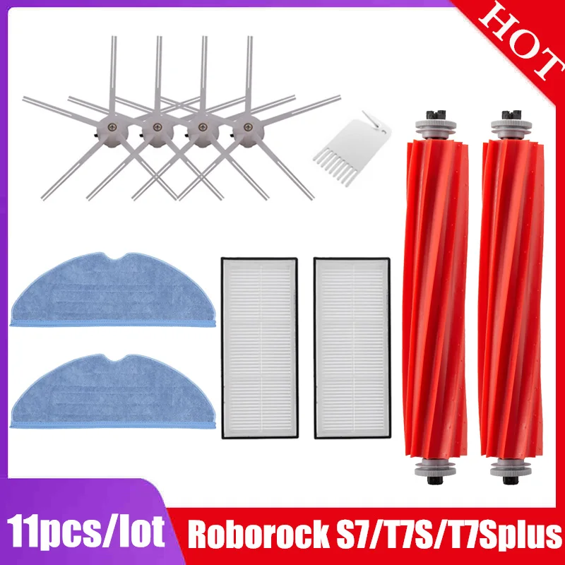 Per Roborock S7 Maxv Ultra Dust Bag Accessori Roborock S7 Pro Ultra S7 Maxv Plus Spazzola Principale Robot Aspirapolvere Parti