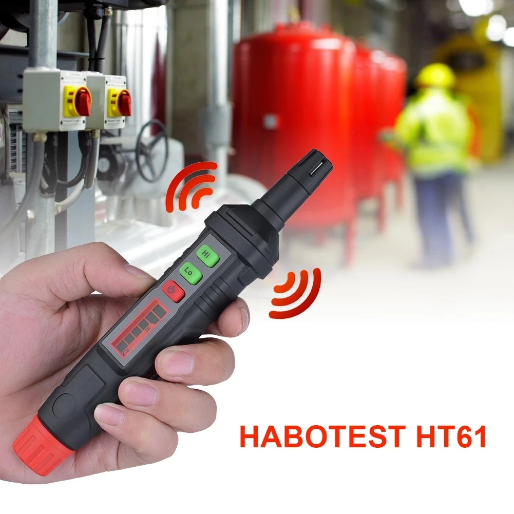 Ht61 Mini Rilevatore Di Perdite Di Gas Portatile Ppm Rilevatore Di Gas Combustibile Con Acustico 1000Ppm Per Tutti I Tipi Di Gas Infiammabili