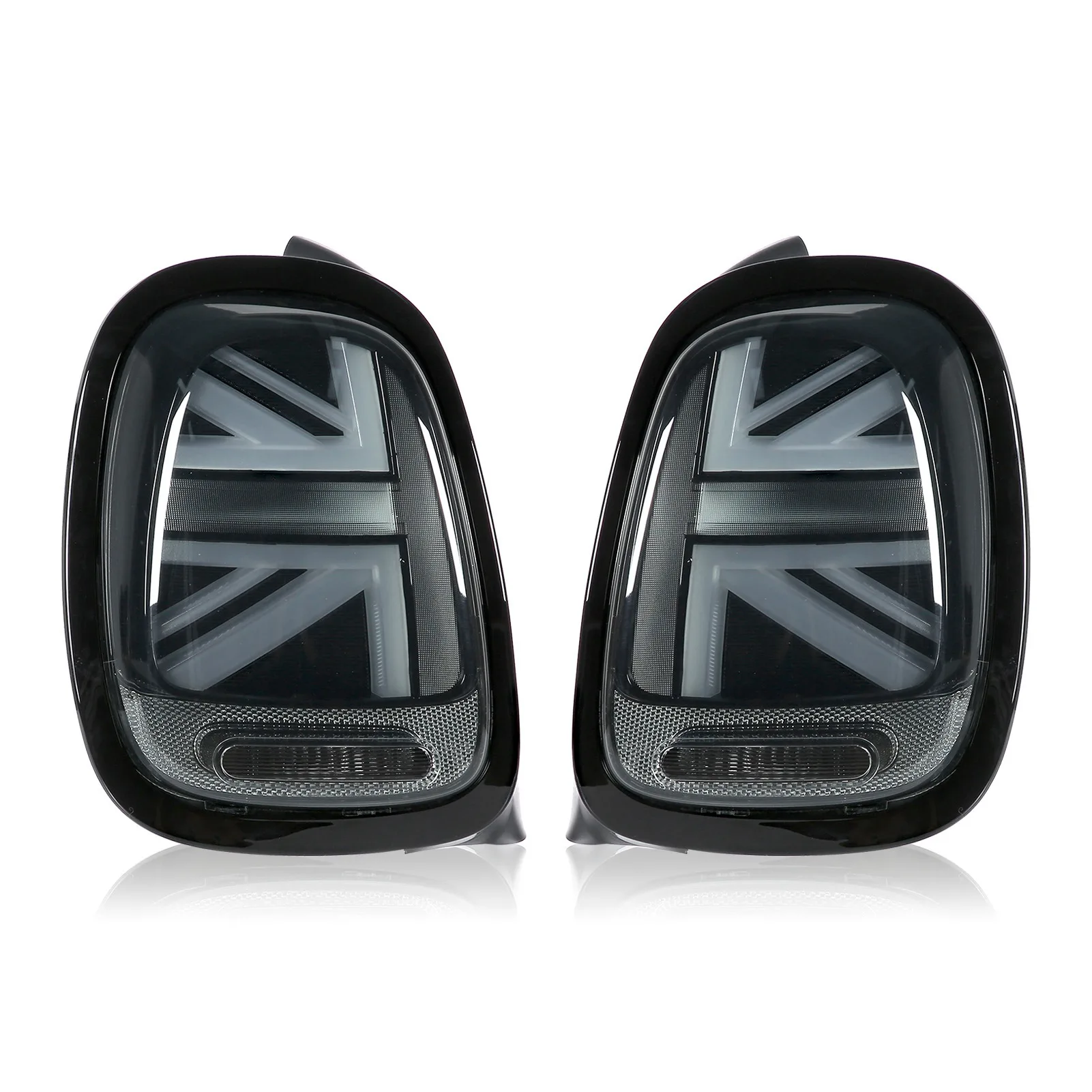 Vland Full Led Jcw Union Jack Fanali Posteriori Gruppo Lampada Lente Rossa Adatta Per Mini Cooper F55 F56 F57 2014-2020