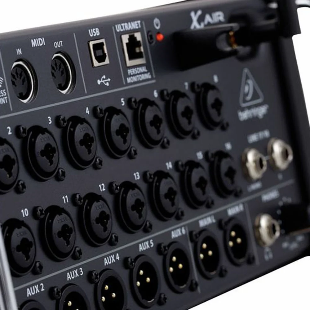 Behringer X Air Xr18 Pa System Con Midas Preamp Altoparlanti A 18 Canali Audio Mixer Digitale Stage