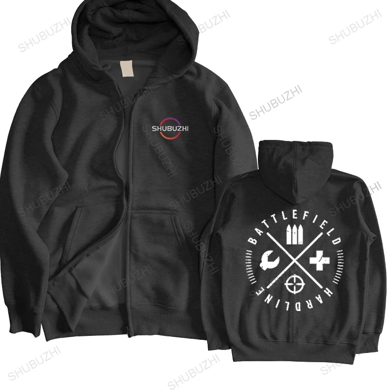 Battlefield 3 Uomo Felpa Manica Raglan Mens Hip Hop Battlefield 4 Hardline Uomo Giacca Casual Hit Color Collar