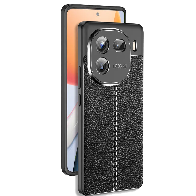 Per Vivo Iqoo 12 Pro Custodia Vivo Iqoo 12 12 Pro Cover Antiurto Luxury Tpu Silicone Business Style Cover Per Telefono Vivo Iqoo 12 Pro