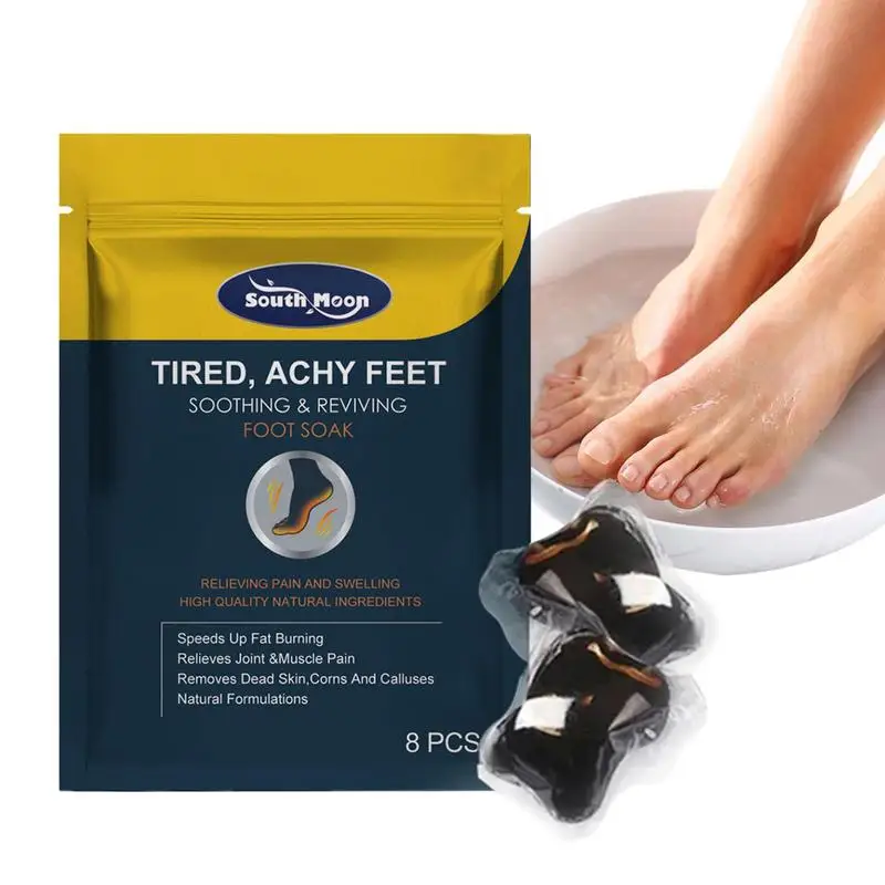 8 Pezzi Per La Pulizia Dei Piedi Soak Gel Beads Natural Slimming Pediluvio Up Detox Alleviare La Fatica Gonfiore Assistenza Sanitaria Personale