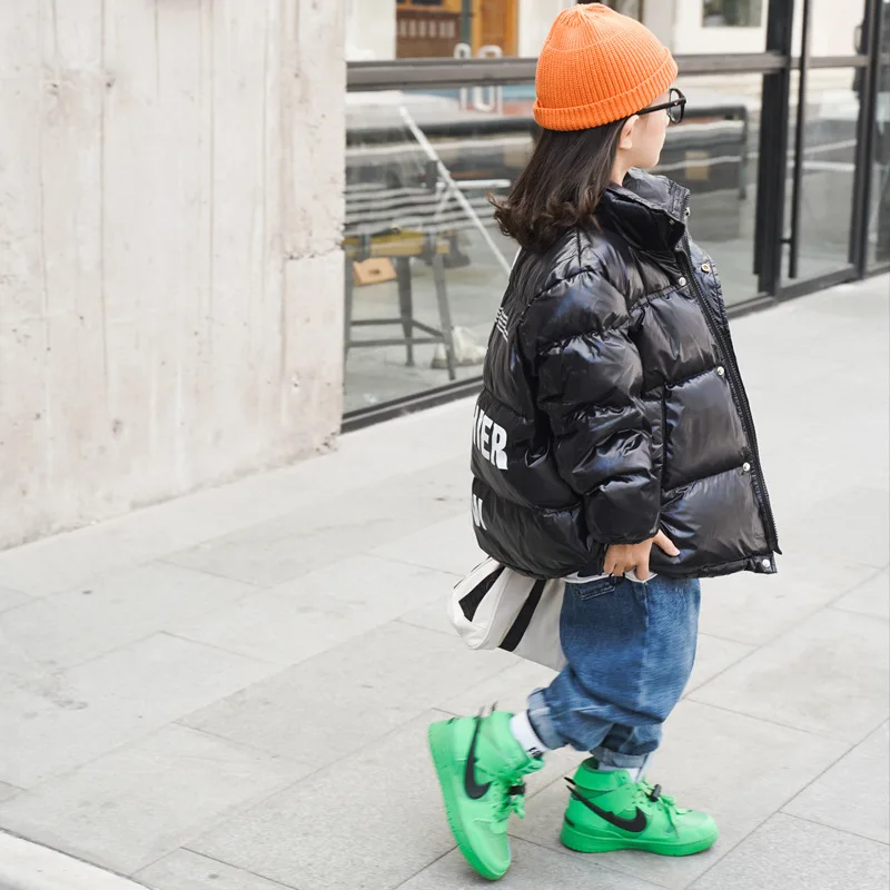 2023 Inverno Ragazze Ragazzi Casual Caldo Piumino D'Anatra Bambino Bambini Cappotto Capispalla