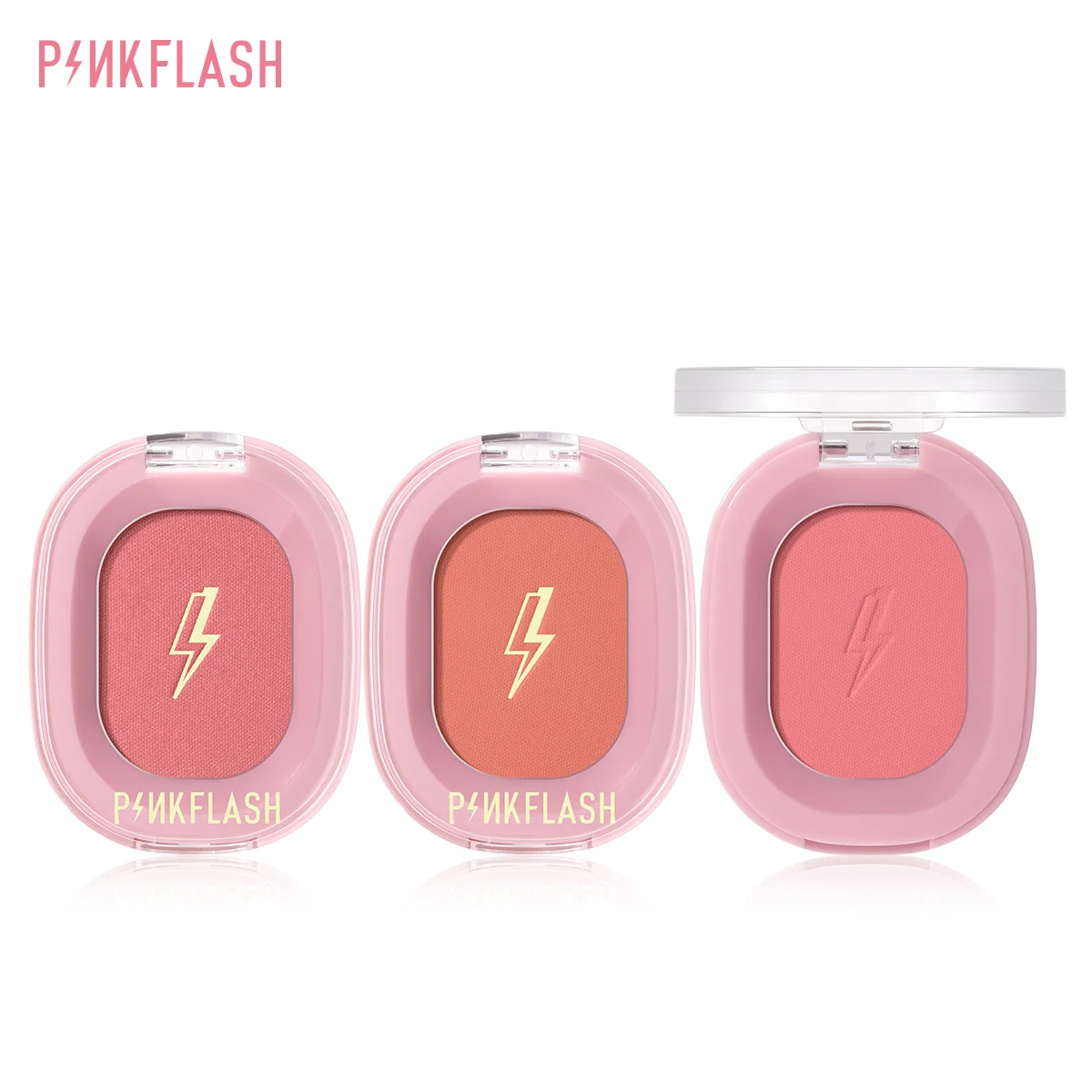 Trucco Pinkflash Fard Opaco Finitura Solare Viso Duraturo Fard Contorno In Polvere Bellezza Pesca Rosa Trucco Coreano Fard