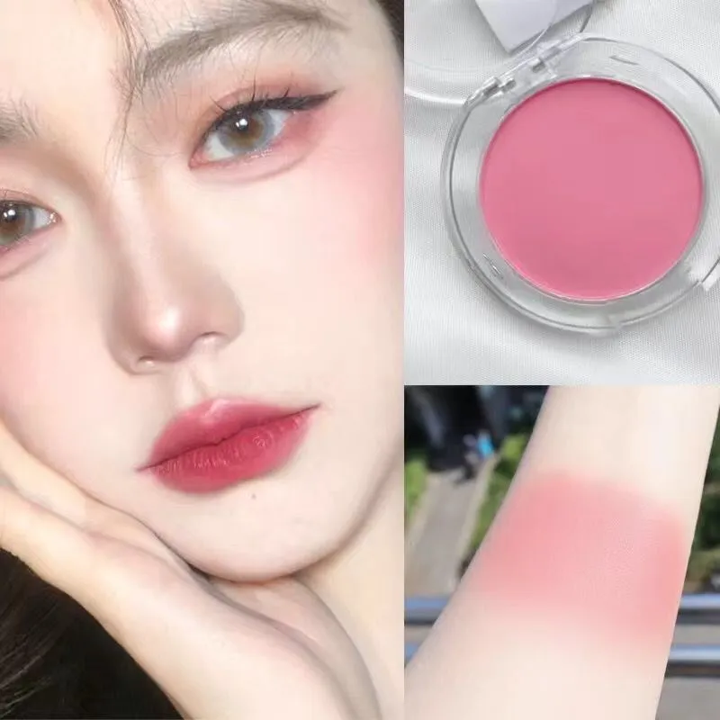 6 Colori Tavolozza Di Fard Naturale Rosa Pesca Contorno Viso Guancia Tinta Pigmento Trucco Duraturo Fard Polvere Cosmetico Rouge