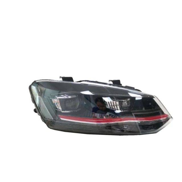 Nuovo Prodotto Auto Auto Led Gruppo Obiettivo Faro Plus Day Tuning Faro Per V W Polo 2018-2020 Utilizzato Per Polo Modificato