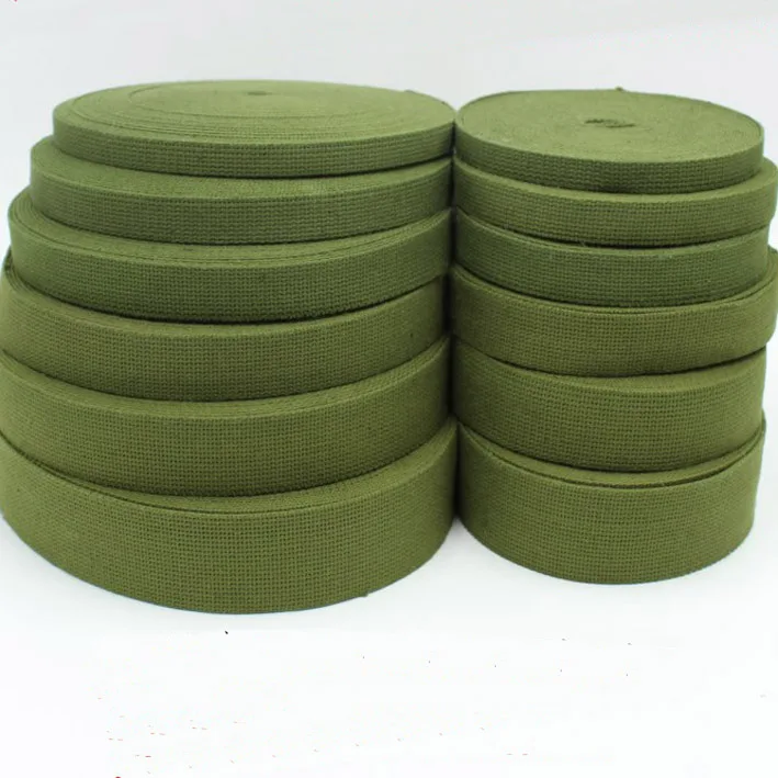 20 Metri Fai Da Te Treccia Verde Zaino Nastro Canvas Wrapping Pp Valigia Imballata Con Cintura Cintura Cintura Pacchetto Rilegatura