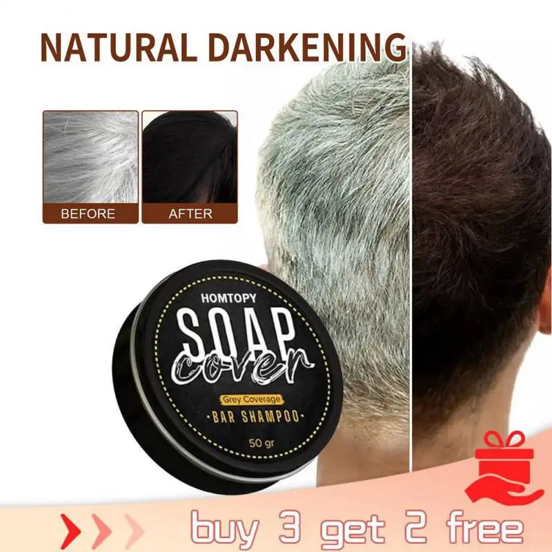 1-10 Pz Shampoo Per Capelli Sapone Polygonum Multiflorum Shampoo Saponi Copertura Grigio Shampoo Per Capelli Sapone Per Tingere Canas Shampoo Nero Sap