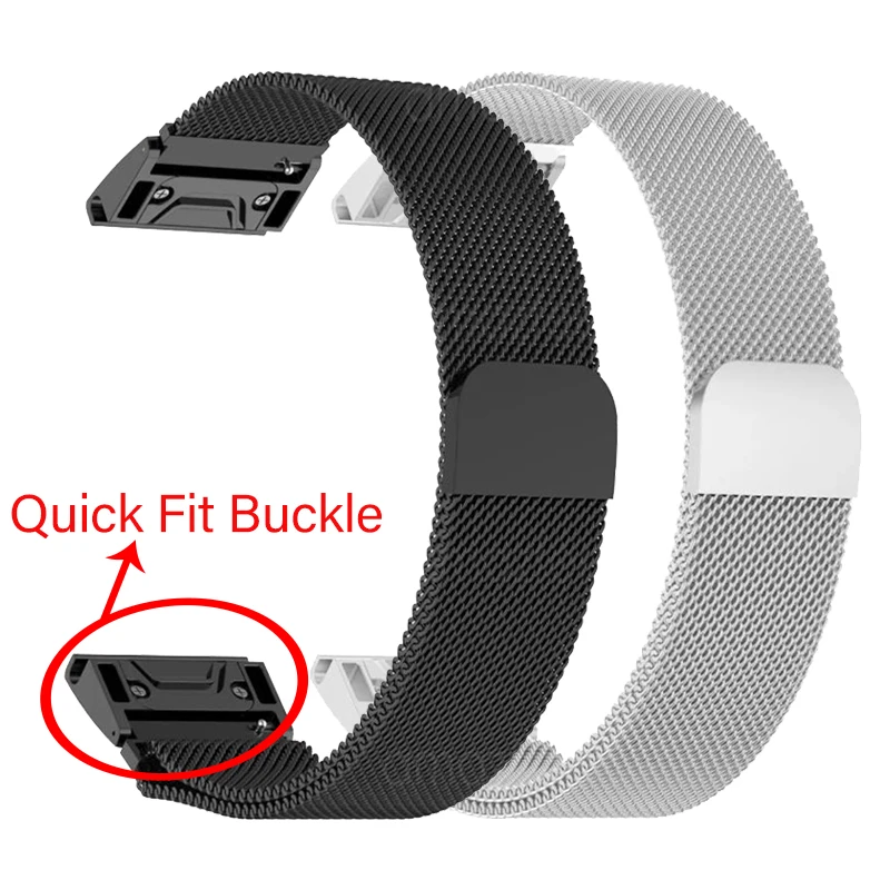 Bracciale Magnetico Per Garmin Fenix 7/7X/7S Pro Cinturino Per Garmin Fenix 7 7X 6 6S 6X Pro 5X Cinturino A Sgancio Rapido 20Mm 22Mm 26Mm