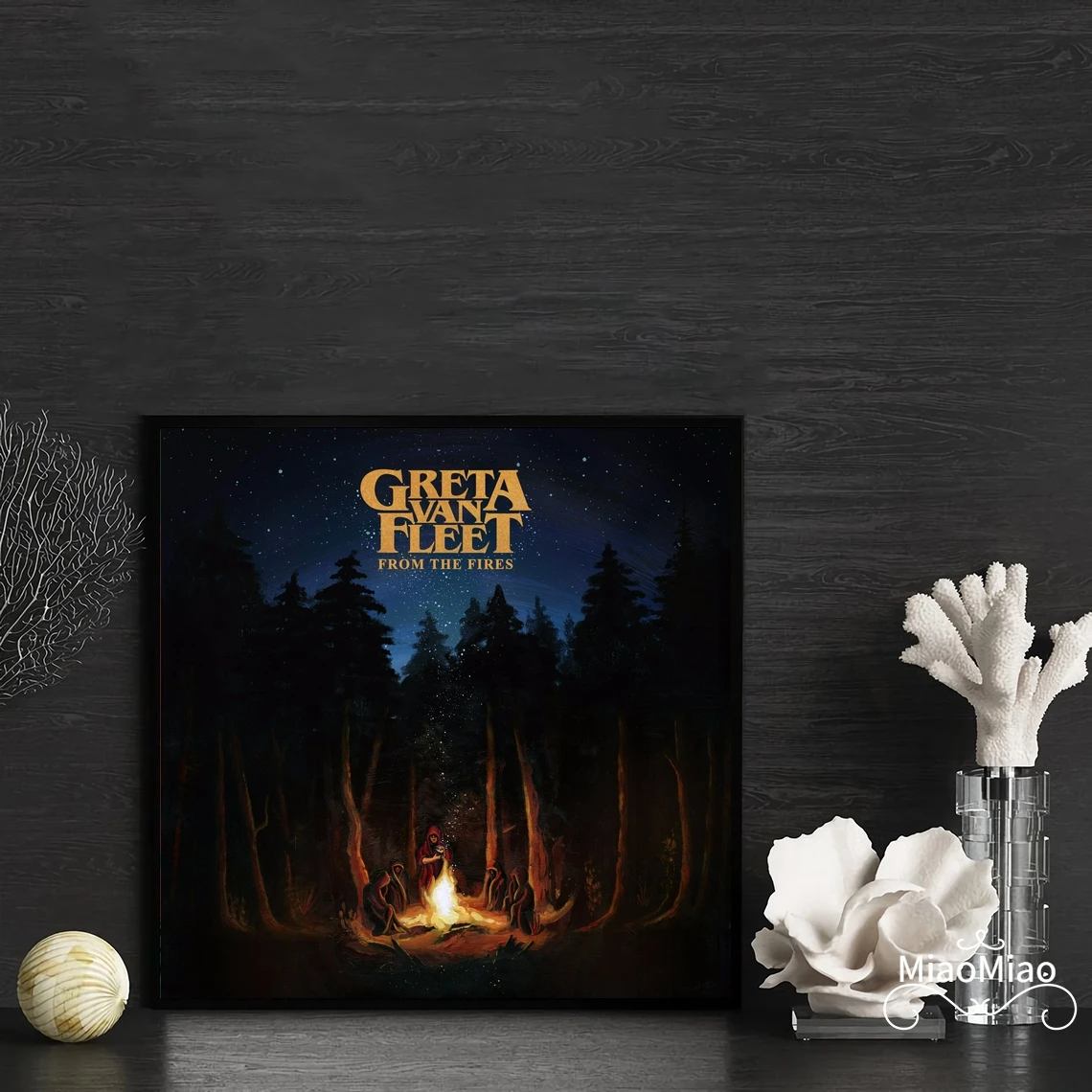 Greta Van Fleet From The Fire Music Album Cover Poster Canvas Art Print Home Decor Pittura Murale (Senza Cornice)