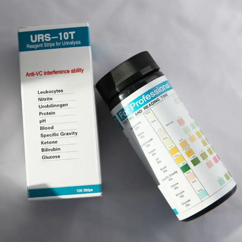 Strisce Reattive Per Urina Da 100 Pezzi 10 Parametri Per Analisi Delle Urine Sacche Proteine Di Nitrito P15F