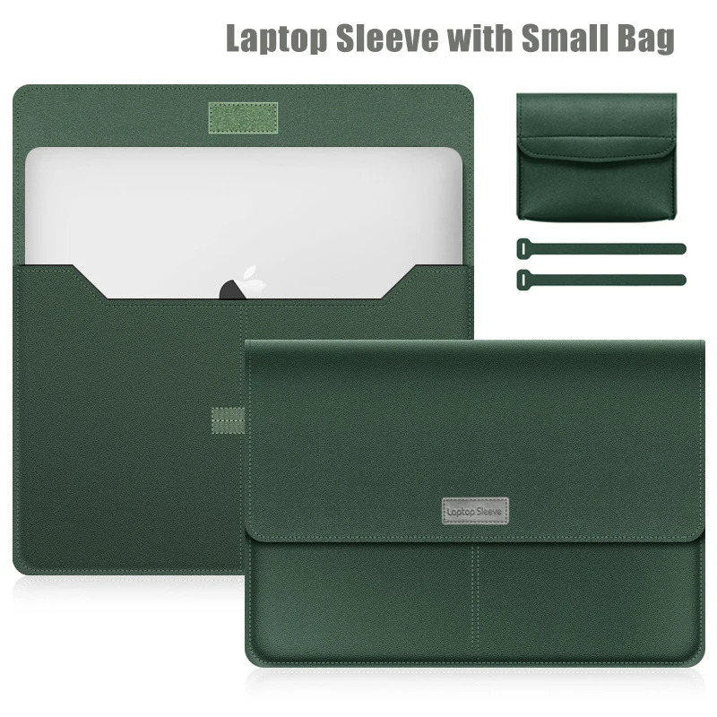 15.6 Inch Laptop Sleeve Case For Dere R9 Pro Laptop 15.6-Inch Pu Leather Waterproof Notebook Bag For Macbook Air 13 13.6 M2 2022