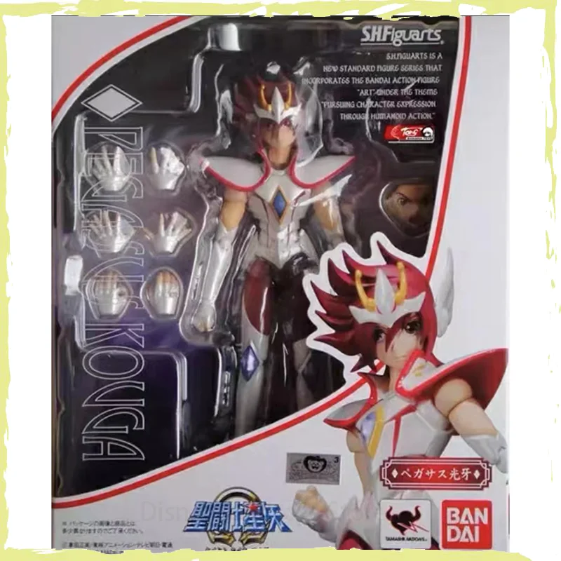 100% Originale Bandai S.H. Figuarts Shf Pegasus Kouga Di Saint Seiya Omega In Stock Anime Action Collection Figure Model Toys