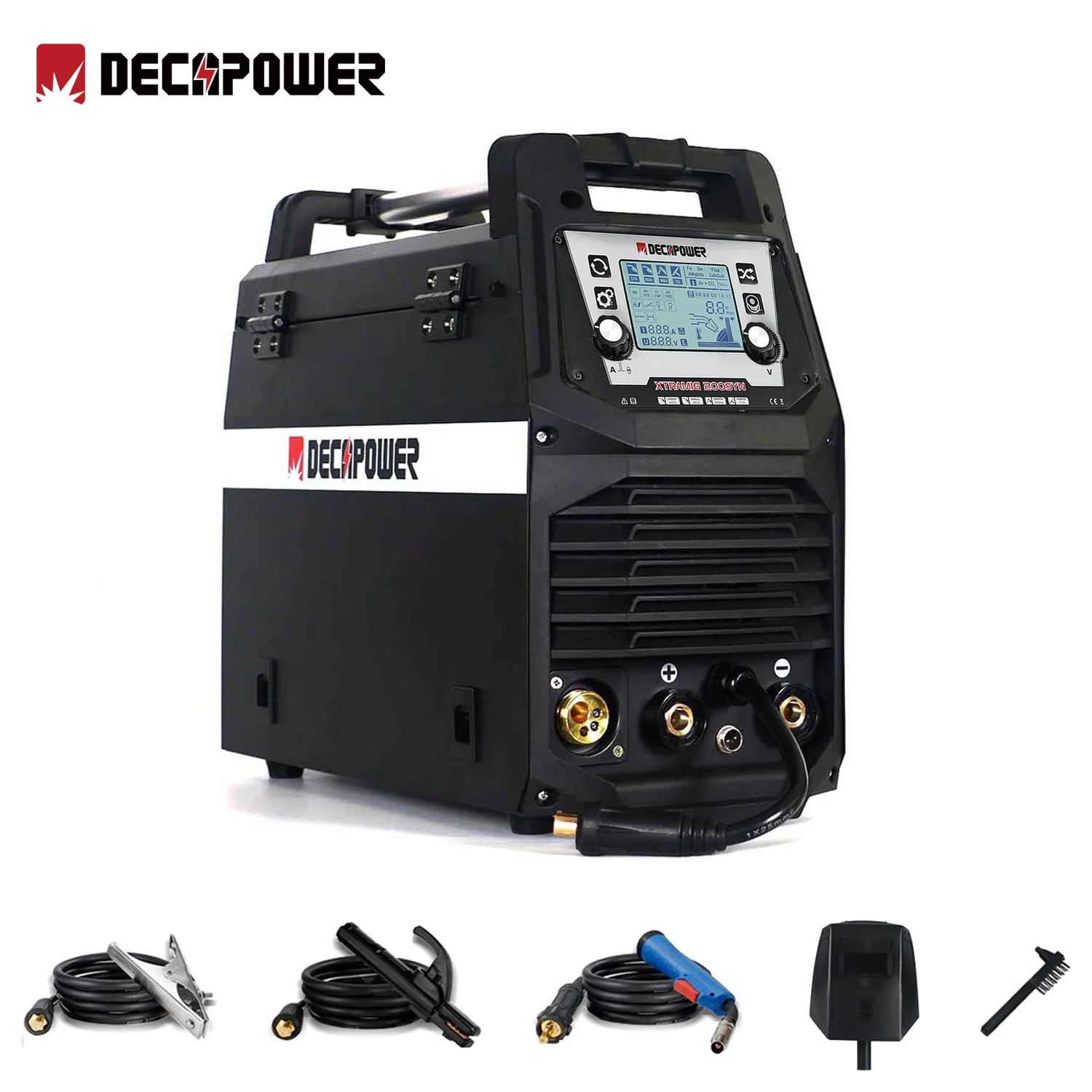 Decapower Xtramig Saldatrice Semiautomatica 3 In 1 Saldatrice Mig Mag Con Saldatura Mig Senza Gas Mma Tig