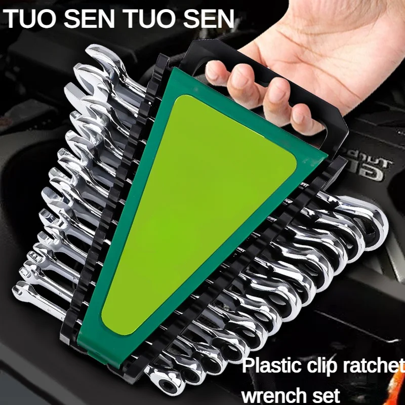 Clé À Cliquet Rapide 72 Ammaccature Pince Plastique Poignee Droite Clé À Cliquet À Set Di Chiavi A Doppio Uso Set Di Chiavi Per Attrezzi Per Auto