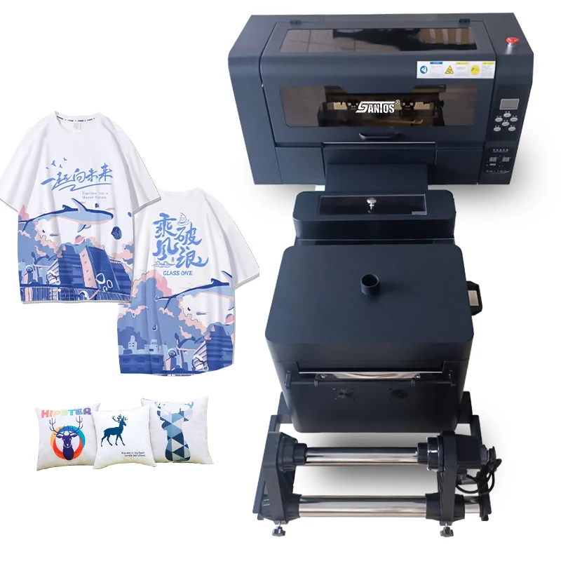 In Vendita Doppia Stampante Xp600 Dtf Stampante A3 Dtf Macchina Da Stampa Per T-Shirt Felpa Con Cappuccio Scarpe Stampanti Dtf 2 In 1