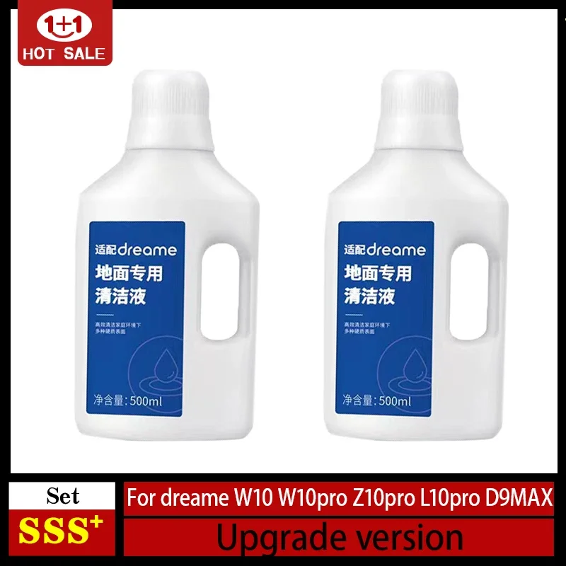 Per Dreame Liquido Detergente Aspirapolvere Pezzi Di Ricambio Per Dreame W10 / W10 Pro / H11 / H11 Max, Accessori Per La Pulizia (500Ml)