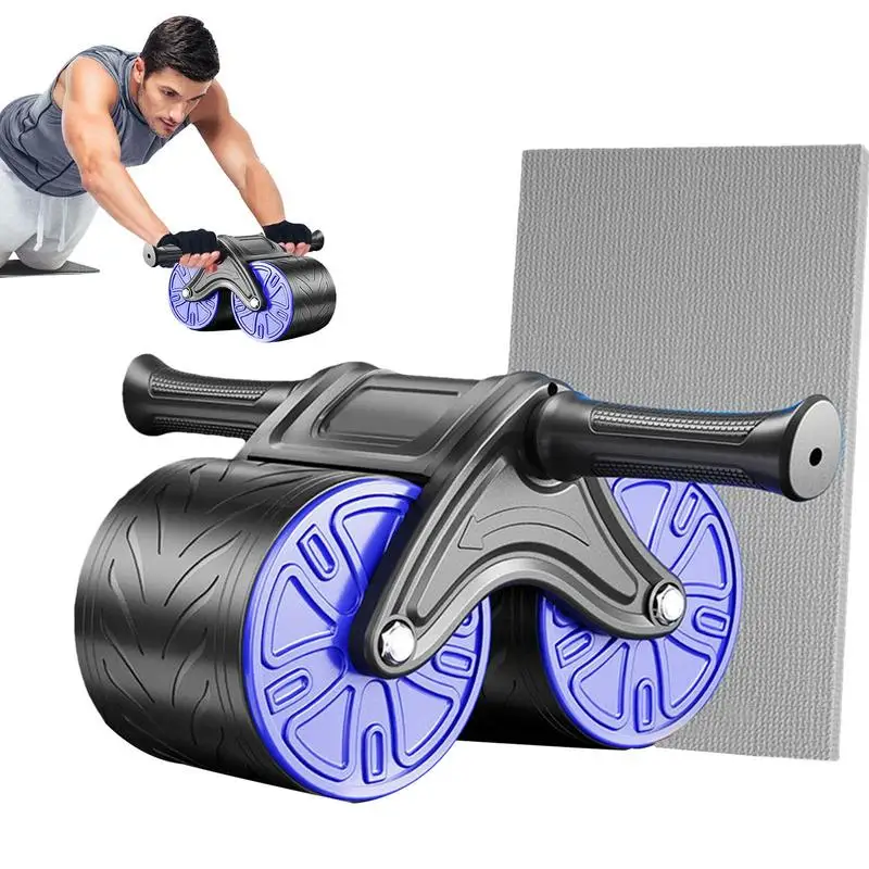 Ab Wheel Roller Ab Workout Roller Ruota Di Rimbalzo Automatica Home Gym Fitness Roller Per Core Workout E Forza Addominale