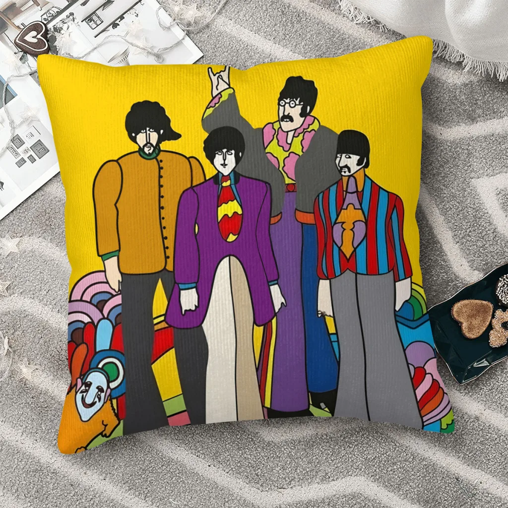 Beatle Band Hug Federa Zaino Cojines Divano Sedia Stampata Fai Da Te Coussin Copre Decorativo
