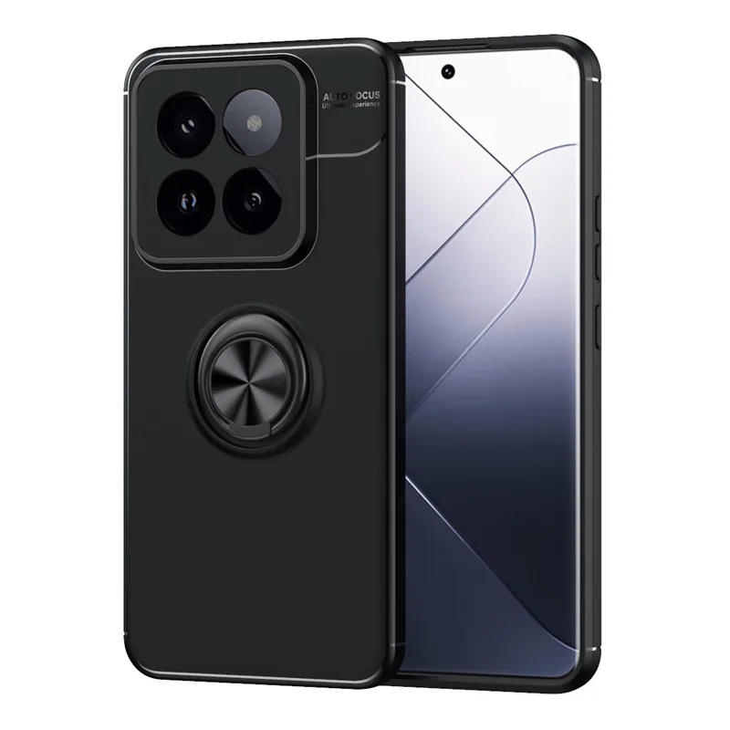 Per Xiaomi 14 Pro Custodia Per Xiaomi 13 T 13 T 14 Pro Cover Antiurto Anello In Silicone Staffa In Metallo Paraurti Per Xiaomi 13 T 13 T 14 Pro
