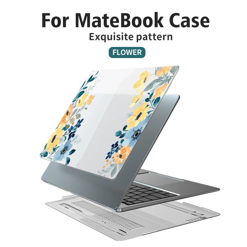 Custodia Per Laptop Per Matebook D14 D15 Protezione Per Fiori Custodia Rigida Per Laptop Custodia Per Laptop Honor Magicbook14/15