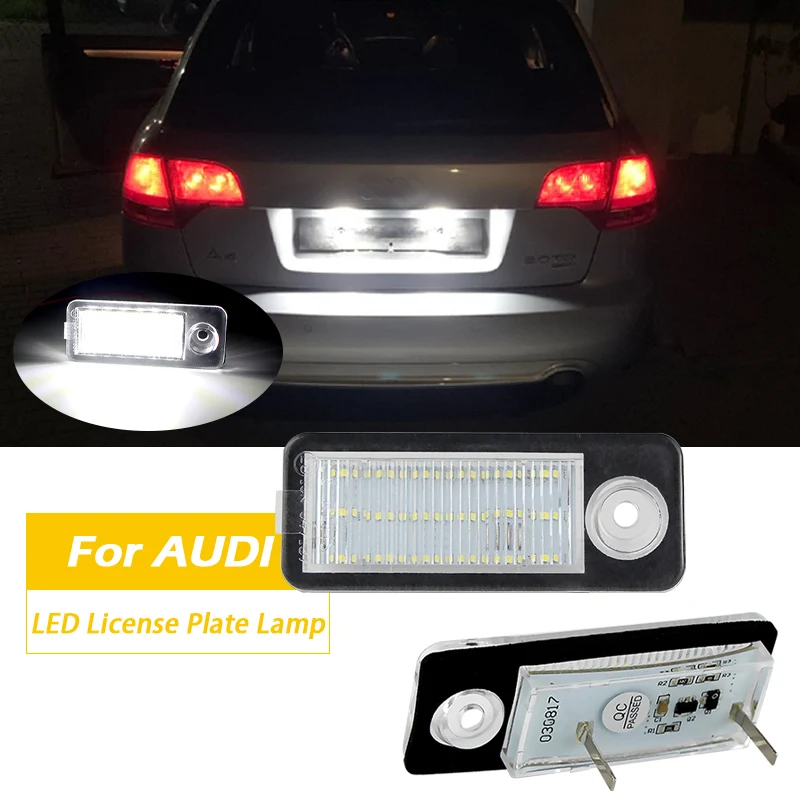 2 Pz Canbus Led Luce Targa Per Audi Rs6 Rs6 Plus 03-05 Oem #4 B9943021 Audi A6 C5 4B Avant Wagon Led Targa Lampada