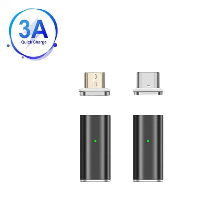Adattatore Micro A Micro Magnetico Per Samsung Galaxy J2 2016 Galaxy A10E Samsung Z2 Galaxy M01 Samsung Z4 Galaxy J5 2017