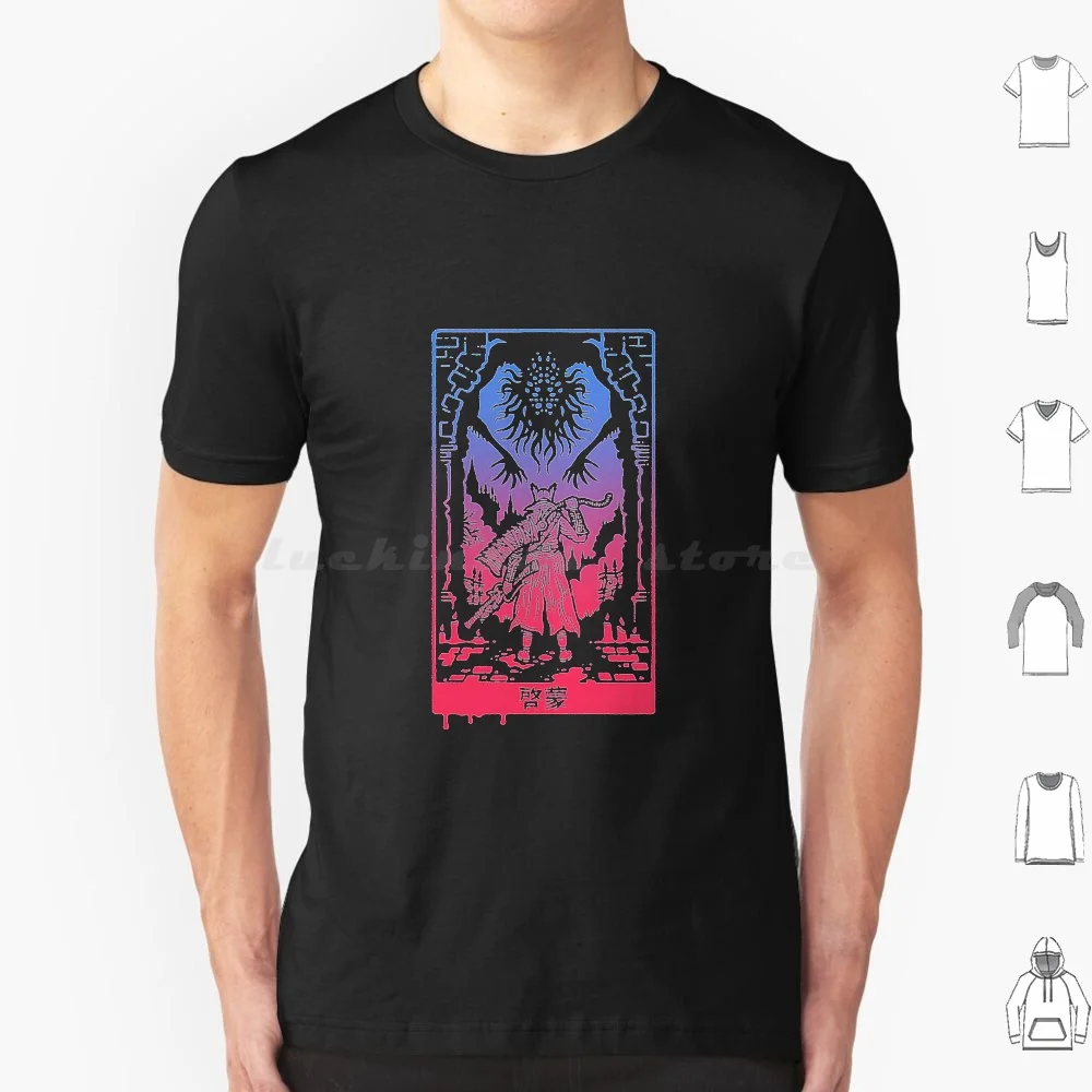 Maglietta Bloodborne Big Size 100% Cotone Bloodborne Dark Souls Souls Dark Blood Hunter Game Gaming Horror Soulsborne Ps4 Video