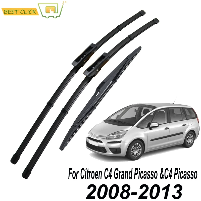 Spazzole Tergicristallo Miesta Per Citroen C4 Grand Picasso /C4 Picasso 2008 2009 2010 2011 2012 2013 Kit Lunotto Anteriore