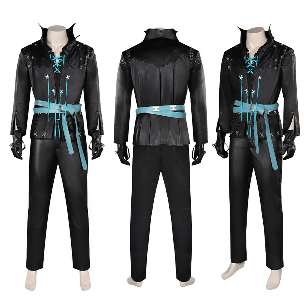 Ff Xvi Final Fantasy Cidolfus Telamon Cosplay Costume Cappotto Pantaloni Guanti Cintura Outfit Ragazzi Uomini Adulto Halloween Carnival Party Suit