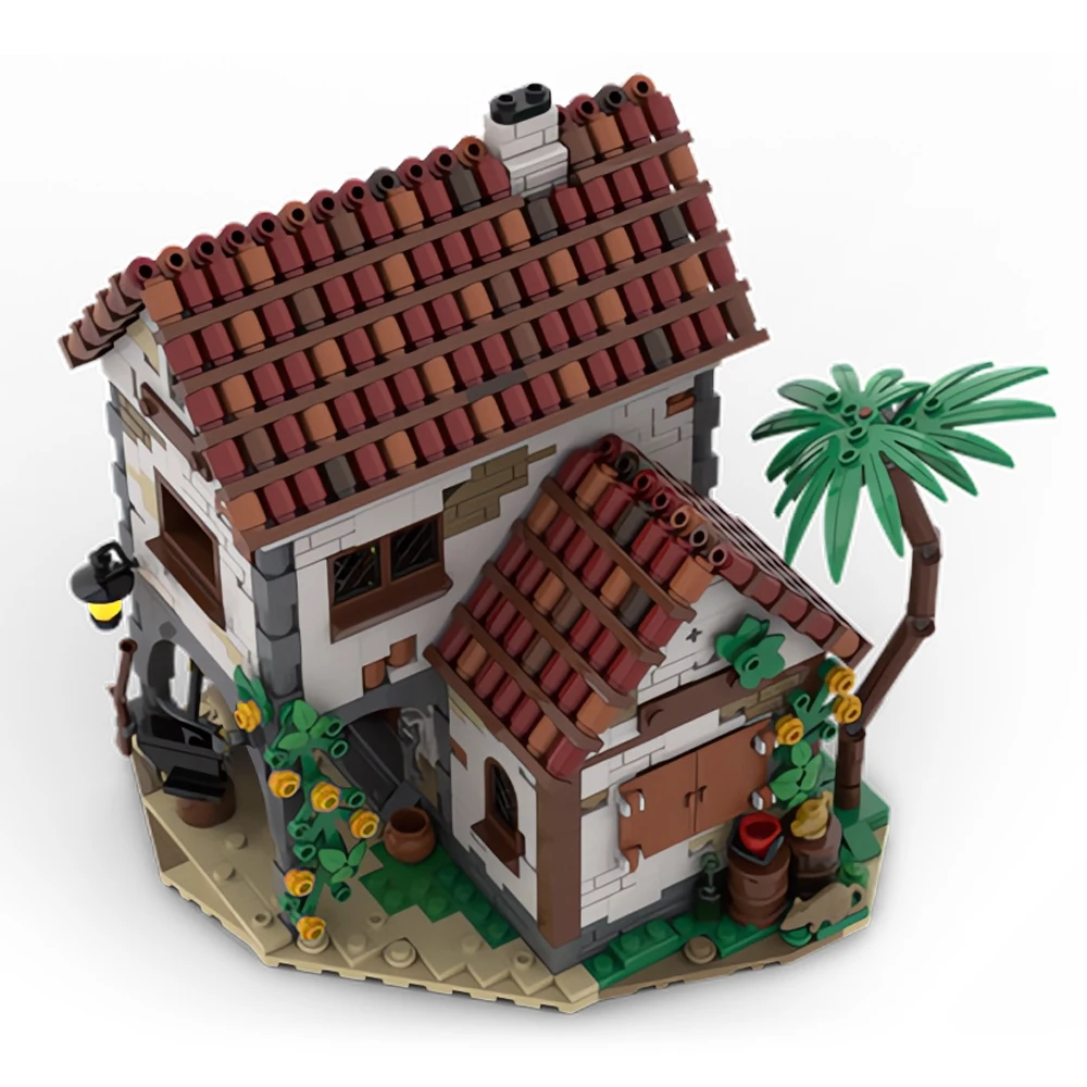 Moc Pirates Blacksmiths Fortress Island Building Blocks Eldorados Imperial Outpost Remake Pirates Imperi Soldier House Bricks