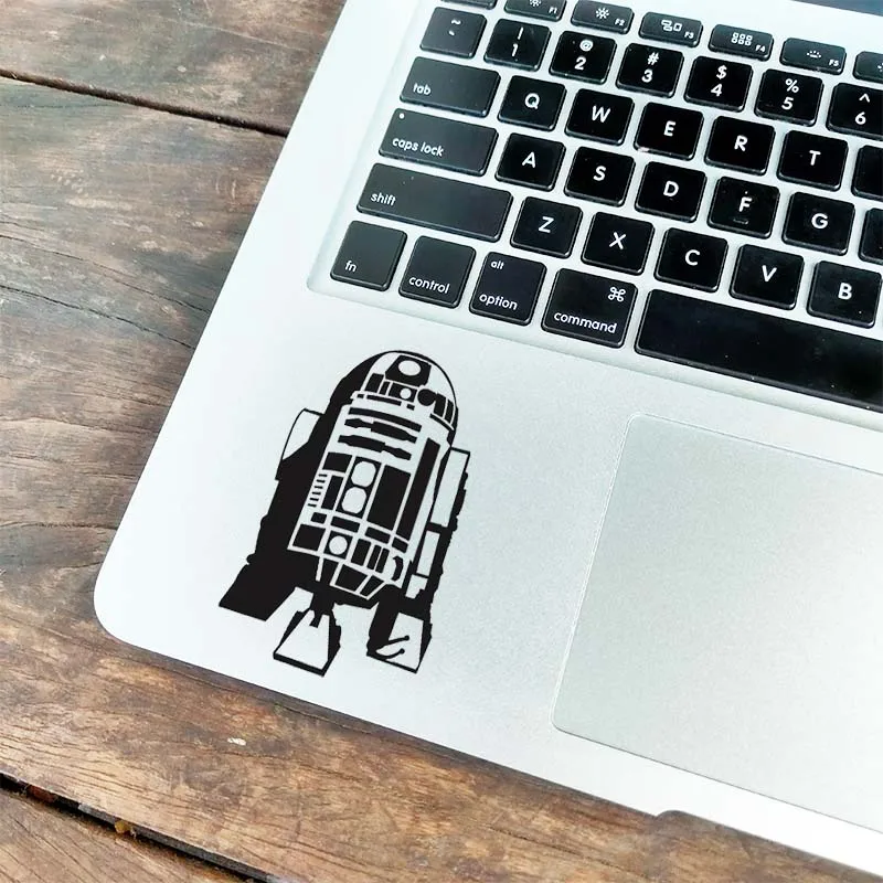 R2-D2 Robot Trackpad Decor Laptop Sticker Per Macbook Air 11 13 Pro 14 16 Retina 15 Pollici Mac Skin Vinyl Surface Notebook Decal