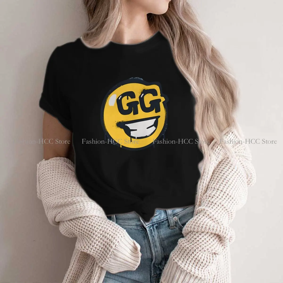 Smile Harajuku Maglietta In Poliestere Forza Motorsport Creative Streetwear Maglietta Casual Femminile