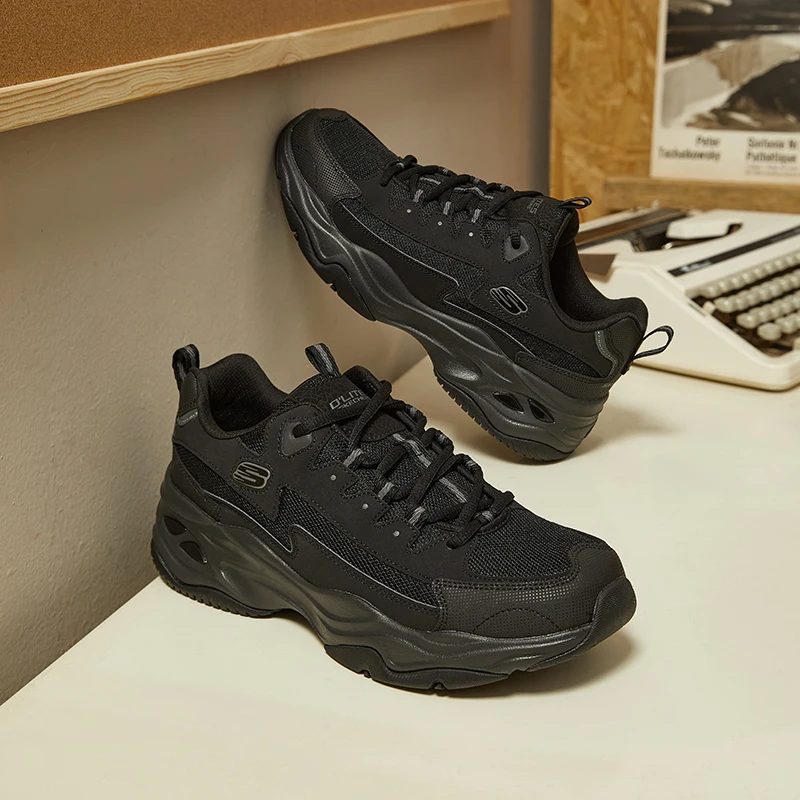 Scarpe Skechers Per Uomo "D'Lites 4.0" Lightning Panda Dad Shoes, Autunno E Inverno Comode Sneakers Grosse