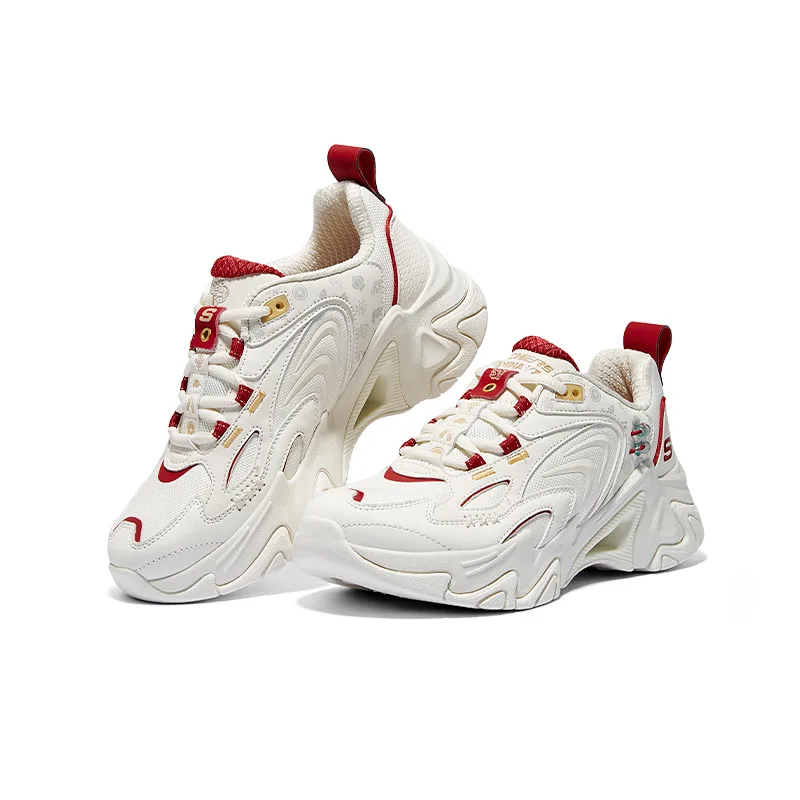 Scarpe Skechers Da Donna "D'Lites 4.0" 2024 Anno Cinese Del Drago Sneakers Classiche Grosse In Edizione Limitata