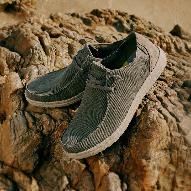 Scarpe Skechers Per Uomo "Melson" Scarpe Casual Da Lavoro, Antiscivolo, Resistenti All'Usura, Comode, Traspiranti
