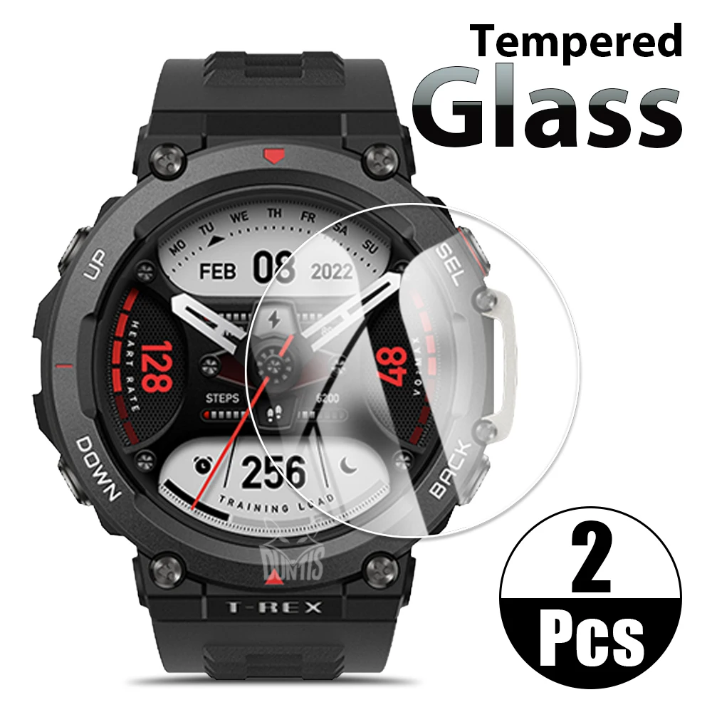 Pellicola Salvaschermo In Vetro Temperato Per Amazfit T Rex 2 Rex2 Smart Watch Pellicola Protettiva In Vetro Per Accessori Huami T-Rex2 T-Rex