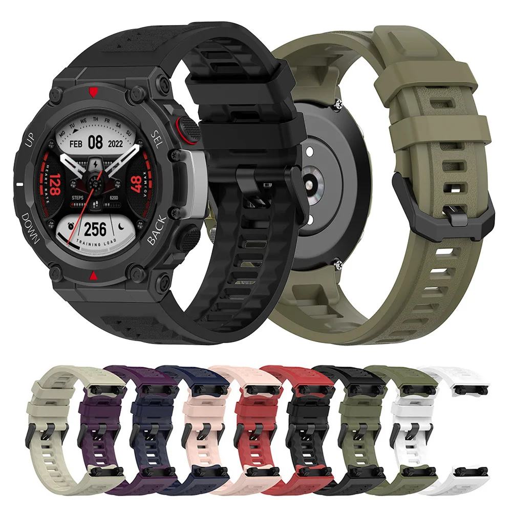 Cinturino In Silicone Per Huami Amazfit T-Rex 2 T-Rex2 Smart Watch Band