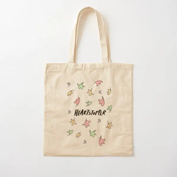 Heartstopper Cotton  Canvas Bag Fabric Grocery Foldable Women Ladies Fashion Unisex Shoulder Bag Travel Designer Printed Tote