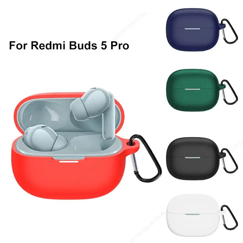 Custodia In Silicone Per Redmi Buds 5 Pro Cover Morbida Per Xiaomi Redmi Buds 5 Pro Buds5 5Pro Custodia Protettiva Per Auricolari Buds 5 Pro Funda