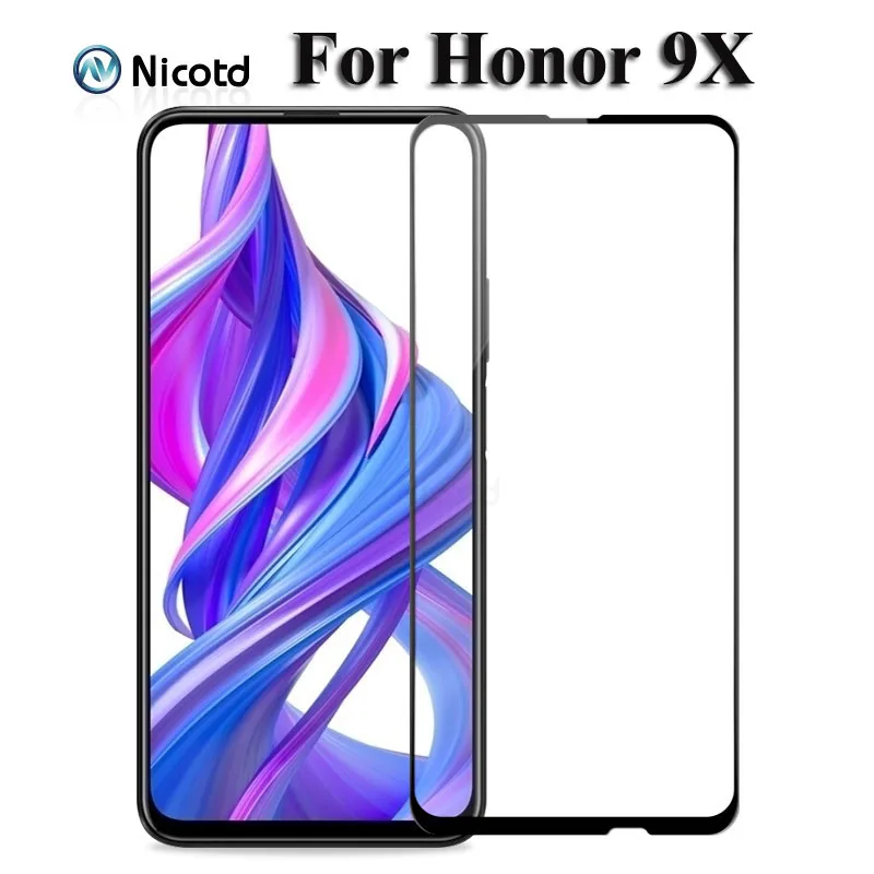 Honer 9X Vetro Di Protezione Su Honor 9X Per Huawei Honor 9X Pro 9 X Honor 9X 9Xpro Hlk-L21 9H Protezione Dello Schermo Di Sicurezza Temperato Pellico