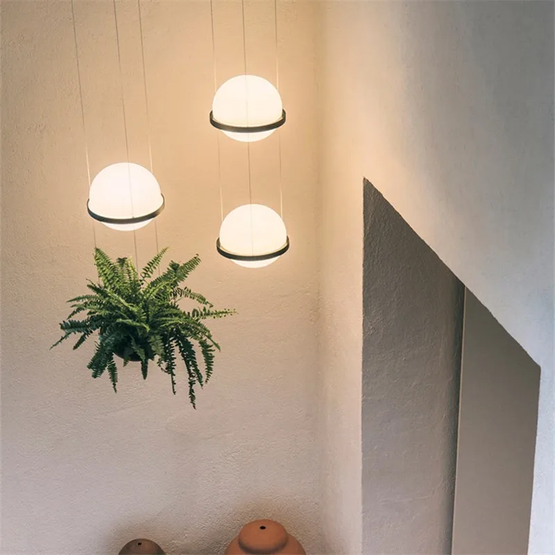 Palma Lampada A Sospensione Nordic Diy Sky Garden Led Lamp Designer Plant Light Home Kitchen Lighting Island Restaurant Decoration Light