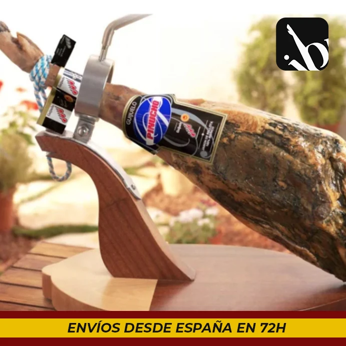 Jamon De Bellota 100% Iberico Natural D.O.P. Guijuelo (Designazione Di Origine Guijuelo. Pinucho ( 9,5- 10 Kg)