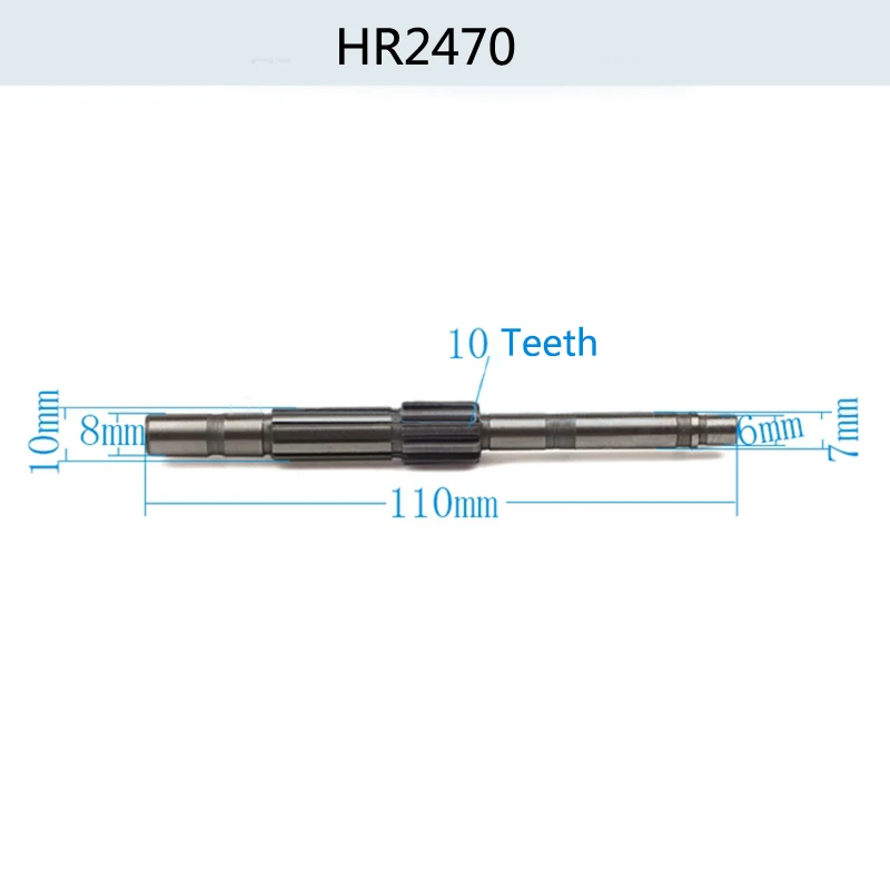 Electric Tool Metallo Spur Gear Spline 10 Denti Per Makita Hr2470, Di Alta Qualità!