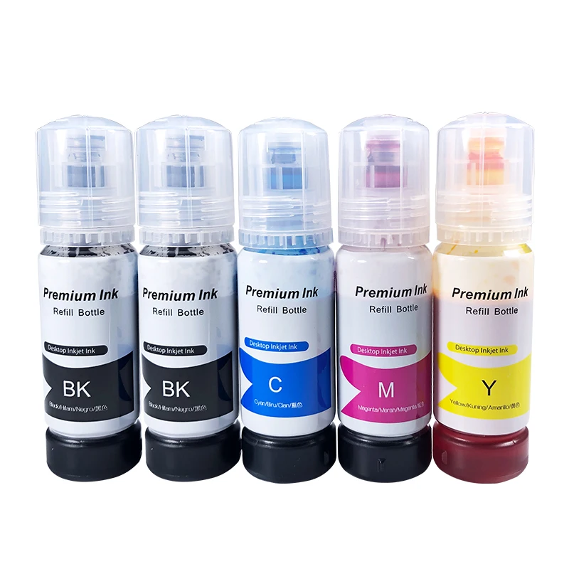 Inchiostro Della Tintura Della Ricarica 502 532 Per Epson Ecotank Pro Et-5850 Et-5880 Di Et-3760 Et-16600 Et-16650 Et-2760 Et-4760 Di Di Et-15000