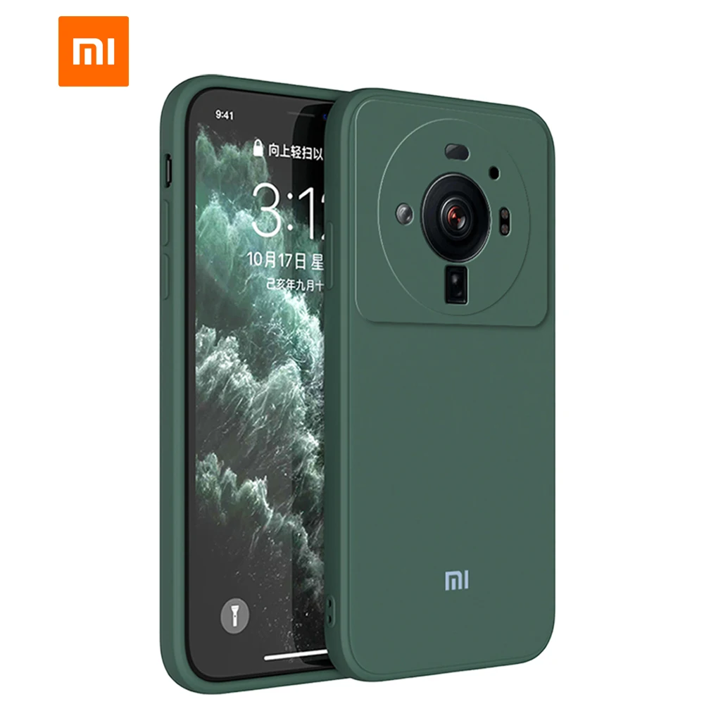 Xiaomi 12 S Ultra Cassa In Silicone Liquido Per Xiaomi 12 S Ultra 12 S Ultra Con Logo