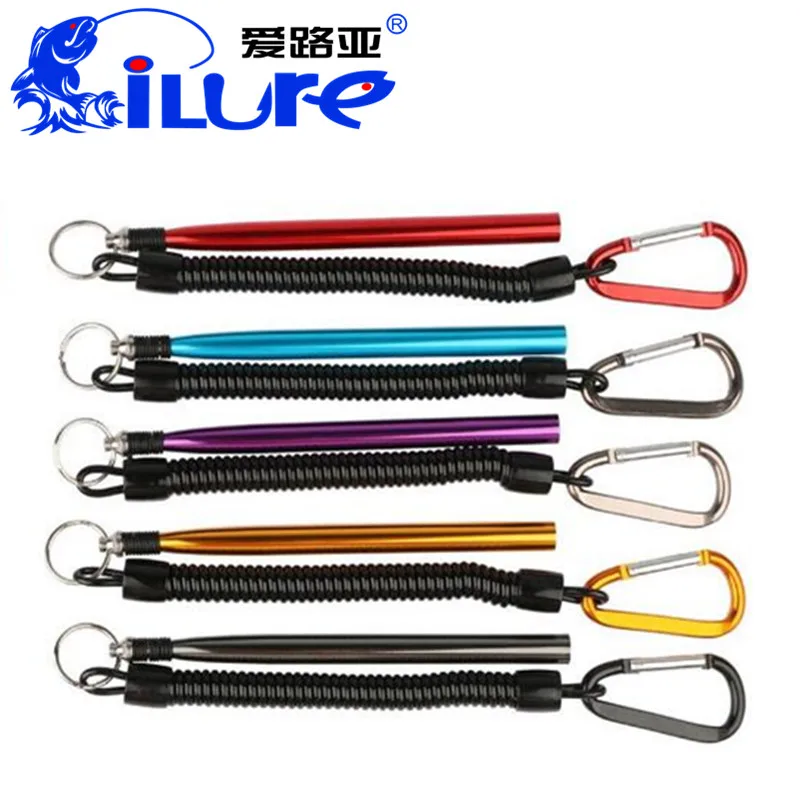Ilure Wacky Rig Wrom O-Ring Tool Con Corda Di Ritenzione Bastone Da Pesca Per Senkos Soft Bait Stickworm Silicone Gummiband Ring Pesca